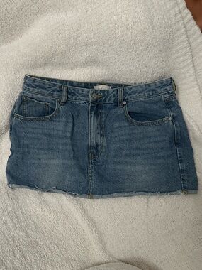 PacSun Blue Denim Mini Skirt